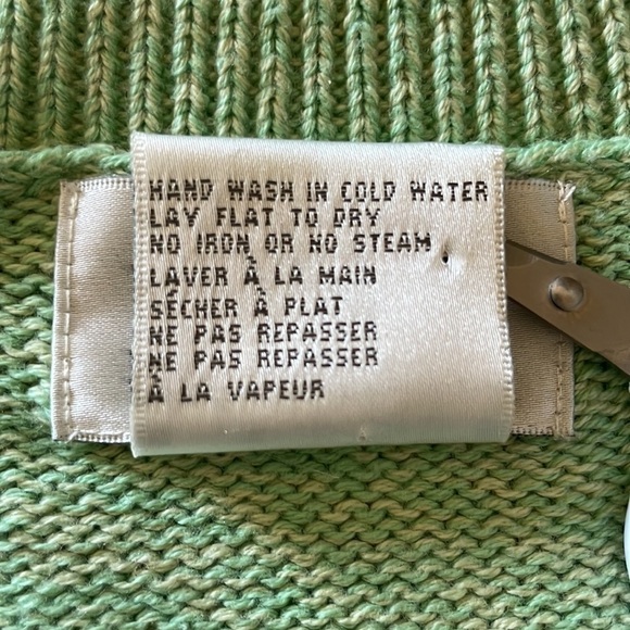 Tabi International Vintage 90s Beach Theme Short Sleeve Button Cardigan Medium - Picture 11 of 11